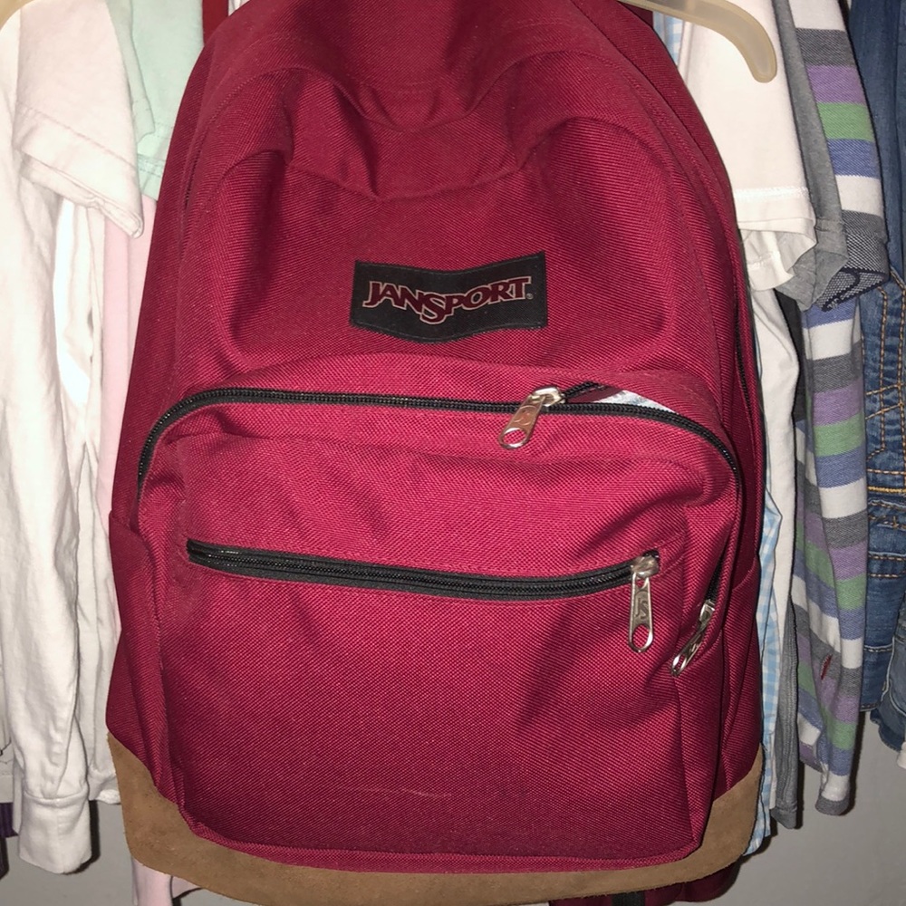 Jansport Backpack Suede (Red)